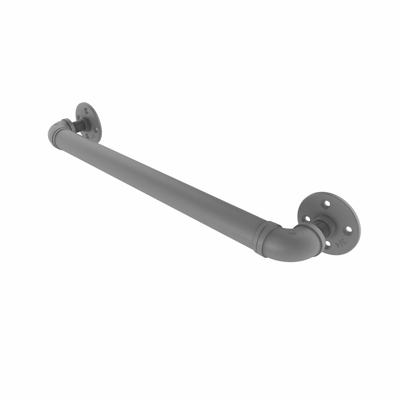16" Grab Bar, Matt Gray Finish
